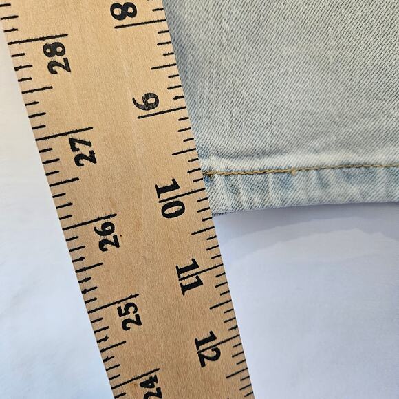 Levi's [Read] 405 Standard Denim Shorts Stone Washed Blue 42x10 - Picture 11 of 11